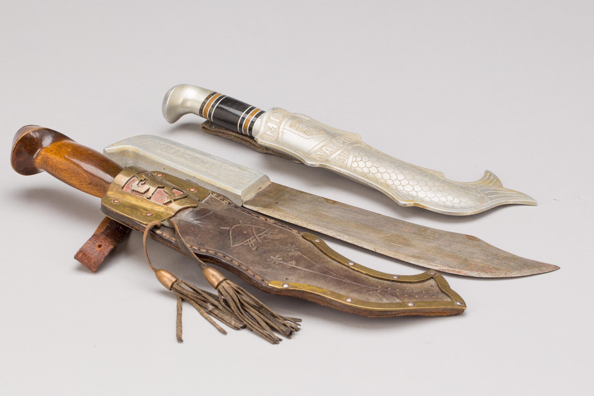 KNIVAR, 3 st. Finland. 1900-talets förstahälft/mitt.