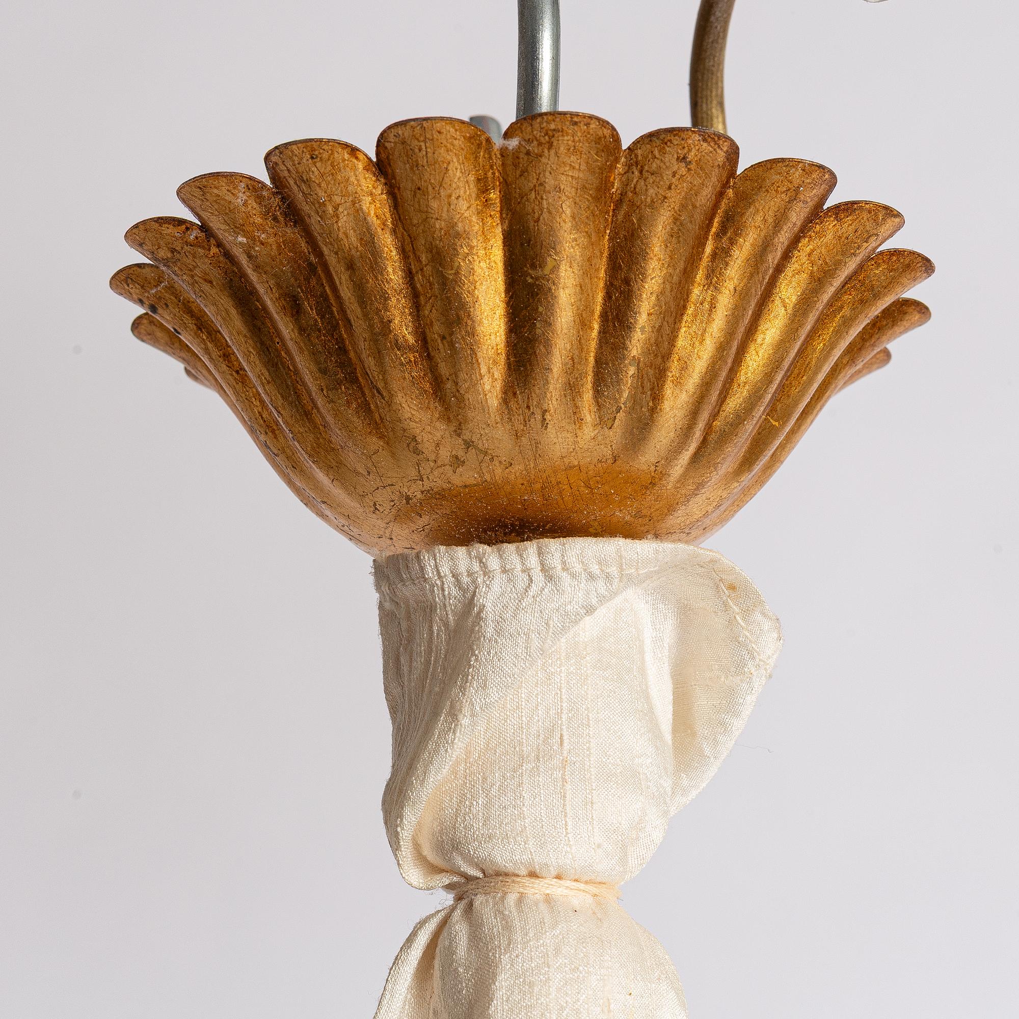 Chandelier, probably Italy, 1960s/70s.