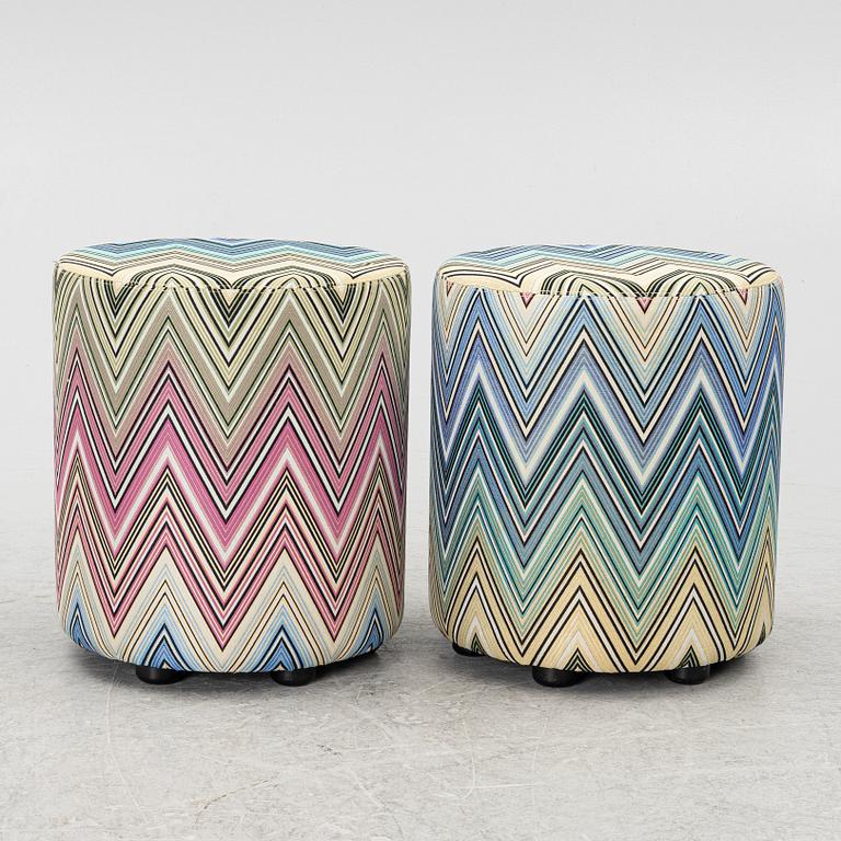 Sittpuffar, ett par, Johnsson Design.