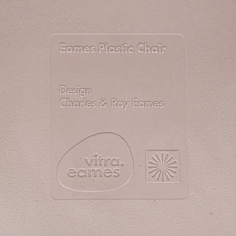 Charles & Ray Eames, six 'Plastic Chair DSW' chairs for Vitra.