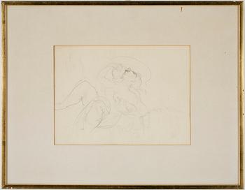 Lovis Corinth · LOVIS CORINTH, tillskriven, teckning, osignerad. Stämplad Atelier Lovis Corinth.