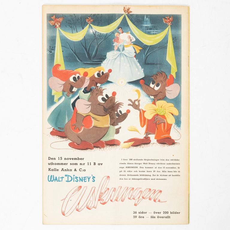Comic book, “Kalle Anka & Co”, No. 11, 1950.