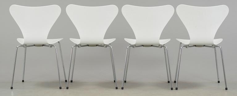 STOLAR, 4st, "Sjuan", Arne Jacobsen, Fritz Hansen.