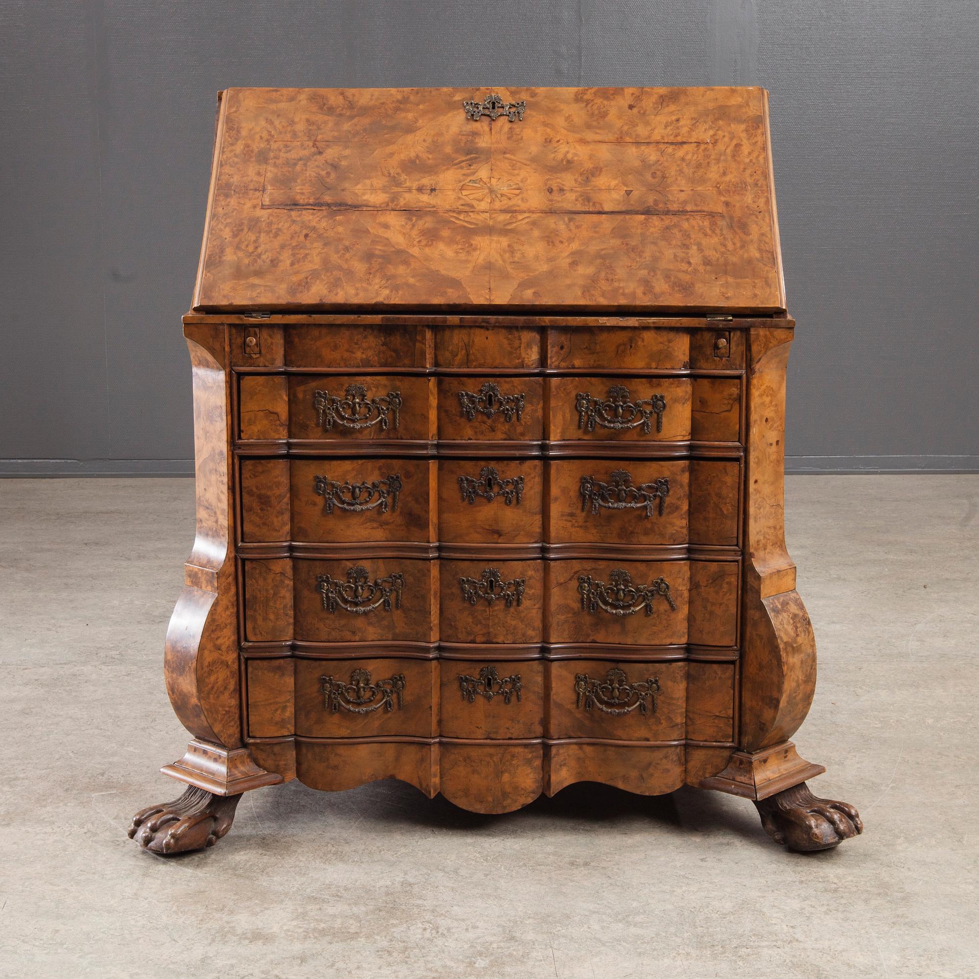 SEKRETÄR, barock, Tyskland, 1700-tal.