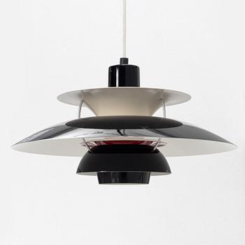 Poul Henningsen, taklampa, "PH 5 monochrome", Louis Poulsen.