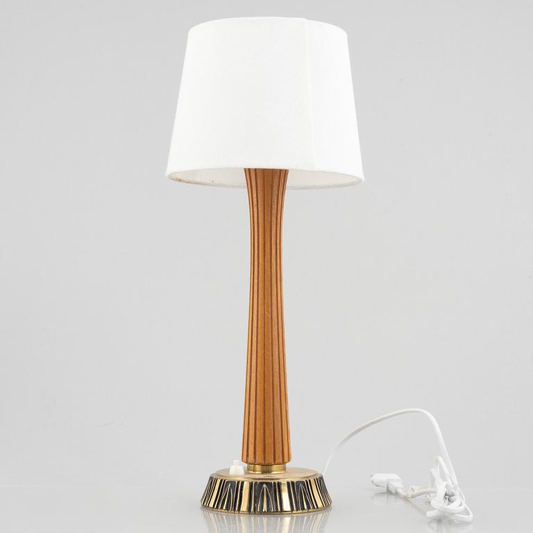 Bo Råman, table lamp, model E 1141, Asea. Mid-20th century.