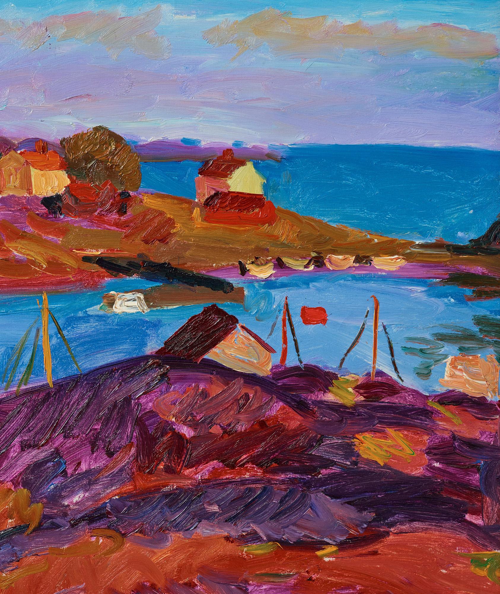 Inge Schiöler, "Houses and boats, Koster".