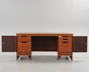 Carl Malmsten, a Swedish Grace freestanding desk, Nordiska Kompaniet, Nyköping, Sweden ca 1929.