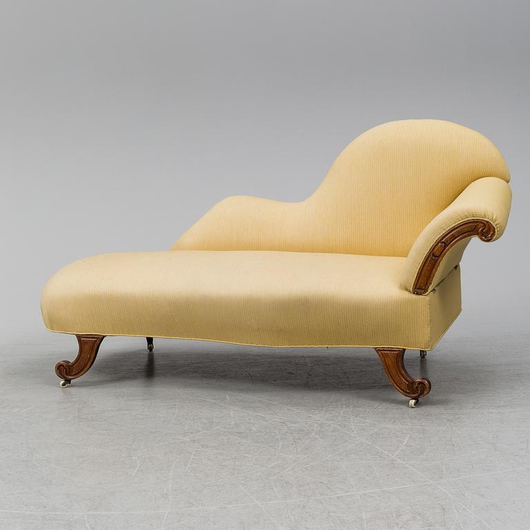 An end of the 19th Century chaise lounge.