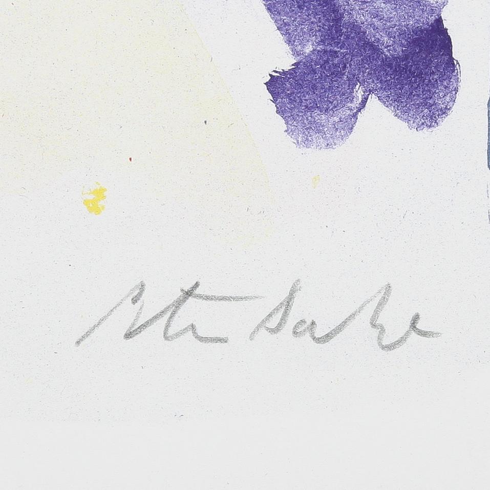 PETER DAHL, färglitografi, signerad.