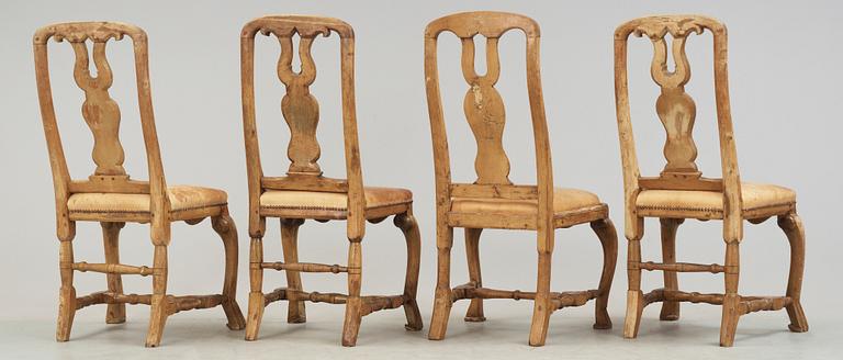 STOLAR, 4 st, senbarock, 1700-tal.