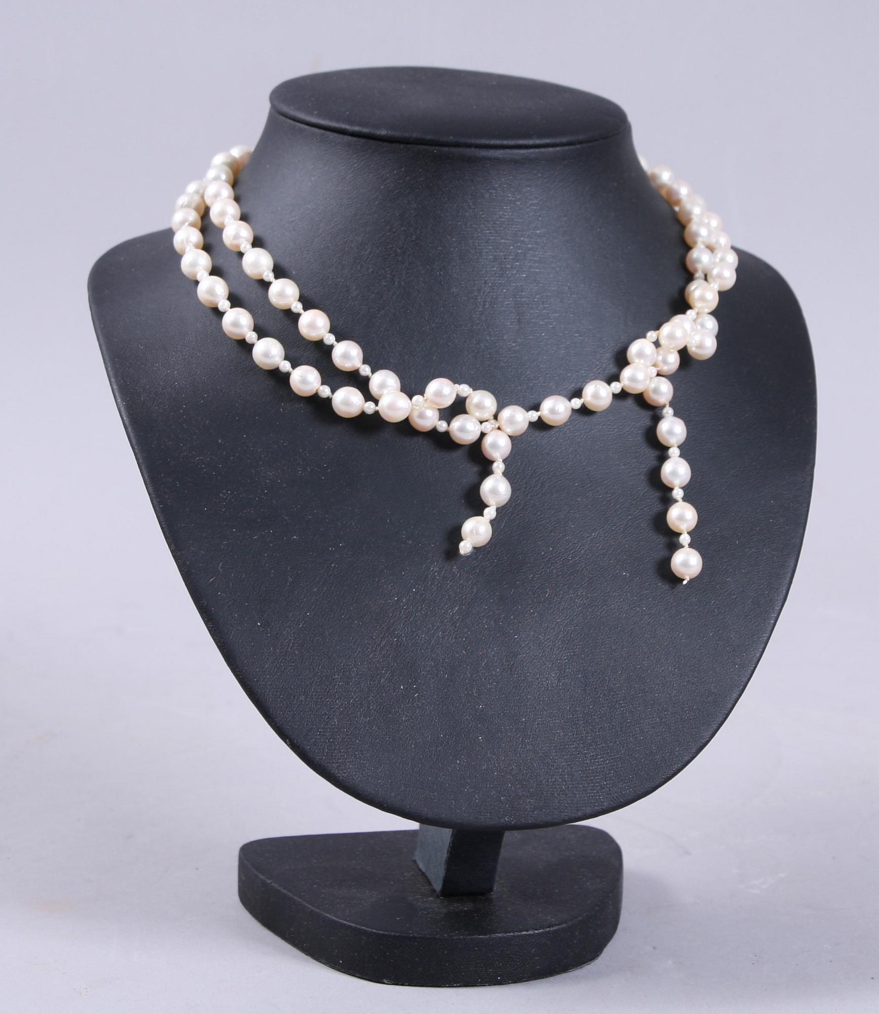 COLLIER, odlade pärlor.