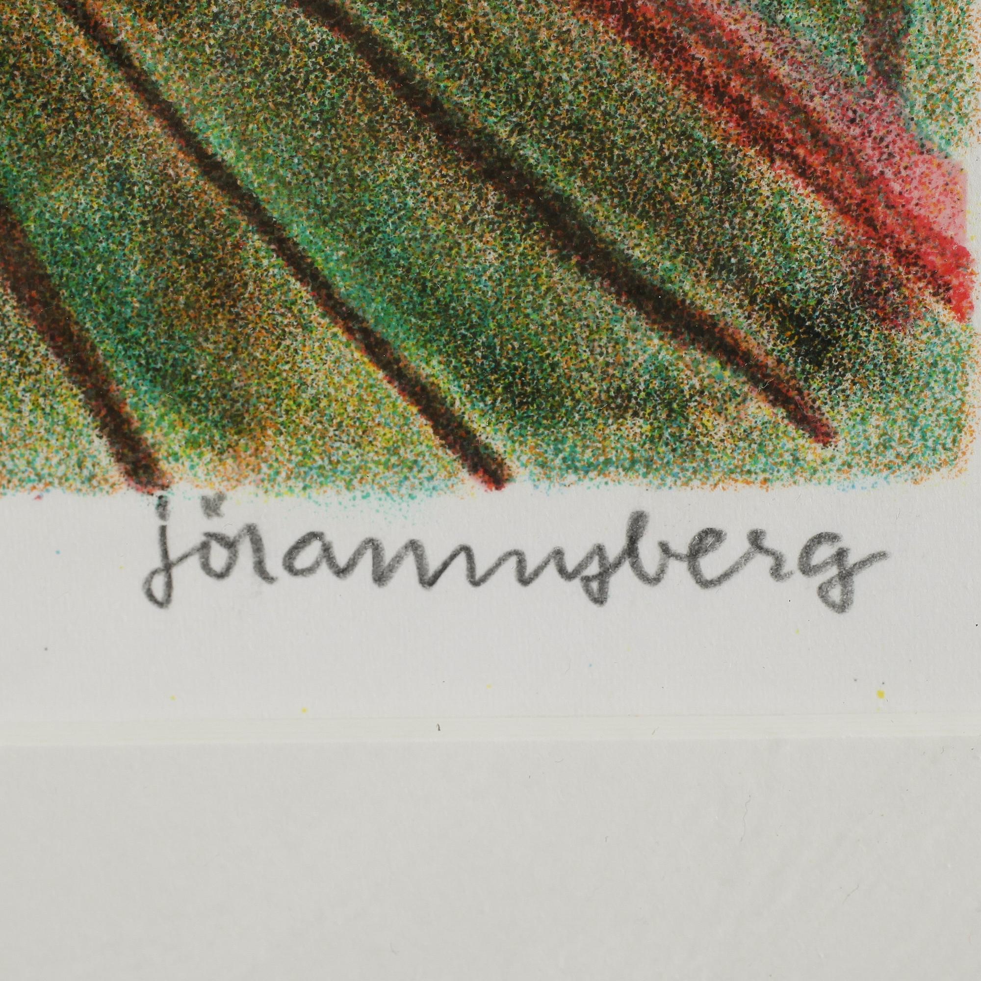 JÖRAN NYBERG, färglitografi, signerad och numrerd 151/260.