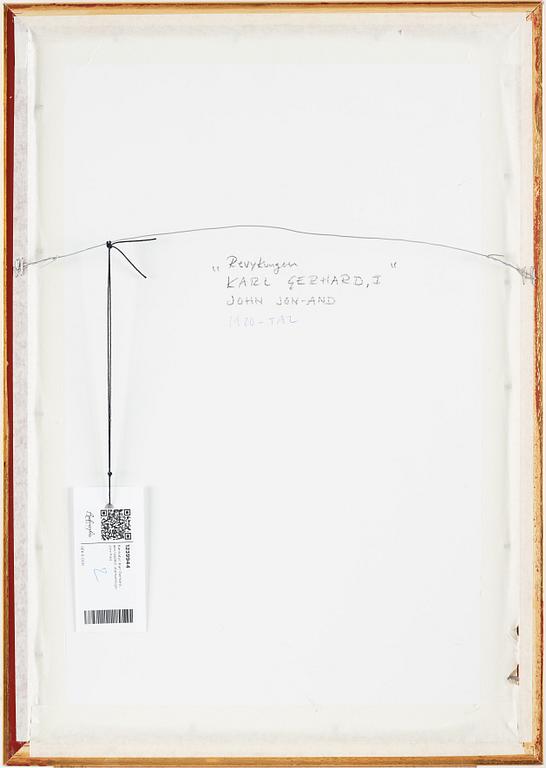 John Jon-And, pastel, stamped signature.