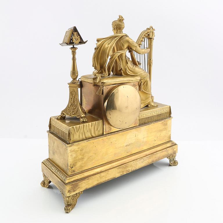 Table clock, Empire mid-19th century.