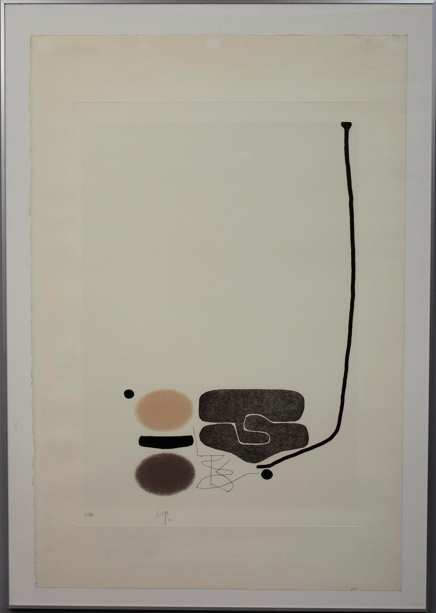 VICTOR PASMORE, litografia, numr. 41/60, sign. och dat. 72.