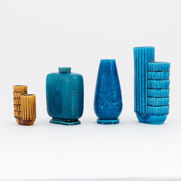 Gunnar Nylund, a group of four stoneware vases, Rörstrand.