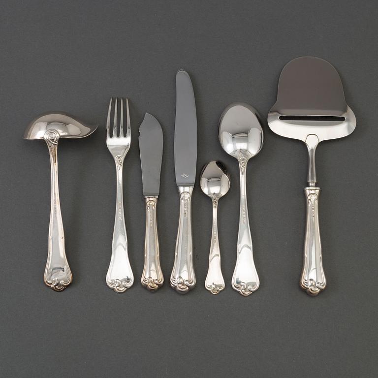 BESTICK, 52 del, silver, Symfoni, Mema, 1980-tal. Vikt med stålblad ca 1700 g.
