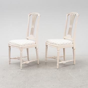 A set of twelve Gustavian-style chairs, 20th Century.