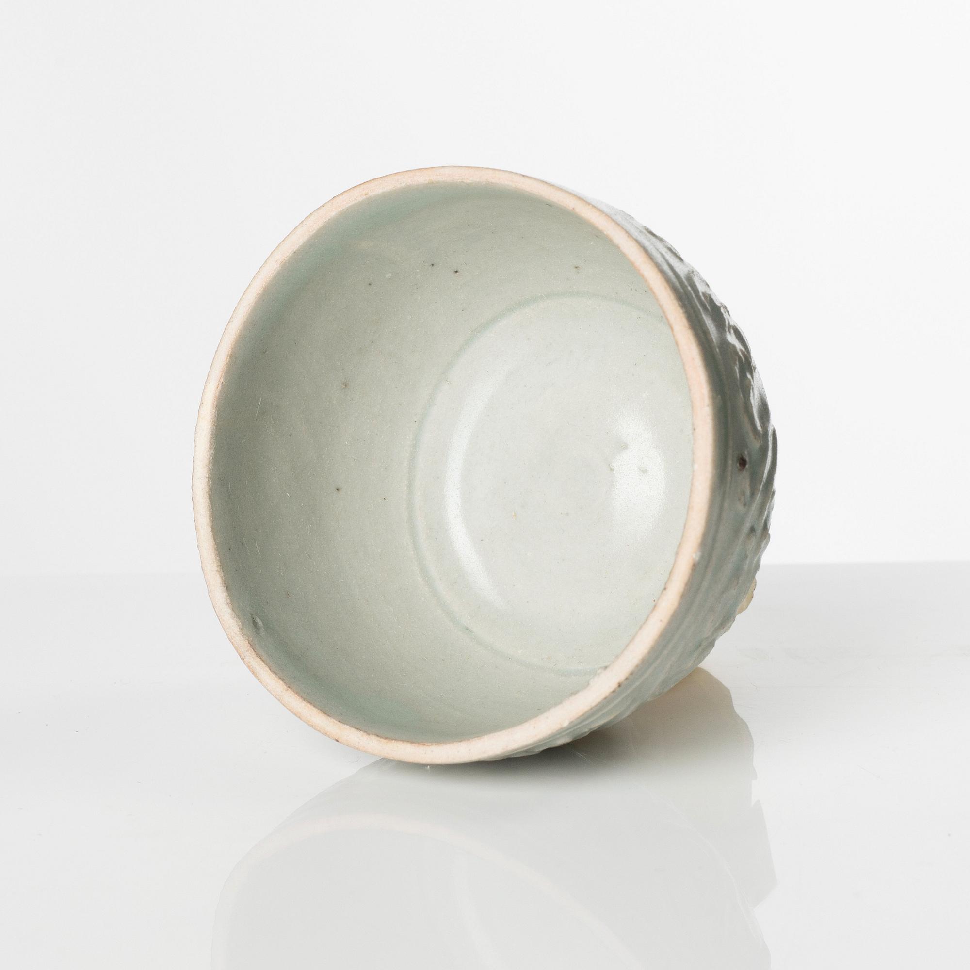 A Qingbai cup and bowl, Song Dynasty (960-1279).