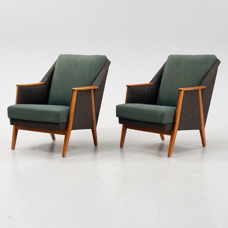 Soffa samt två fåtöljer, "Falang", IKEA, 1950/60-tal.