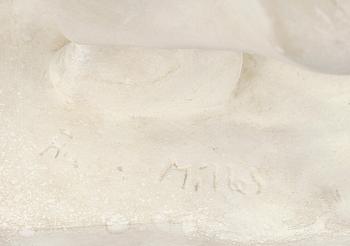 RUTH MILLES, efter, skulptur, gips, signerad.