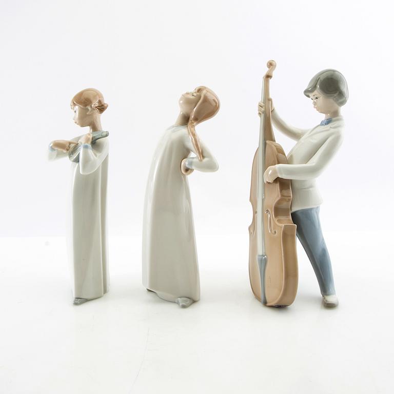 Figuriner, 3 st, Lladró Spanien 1971-1974.