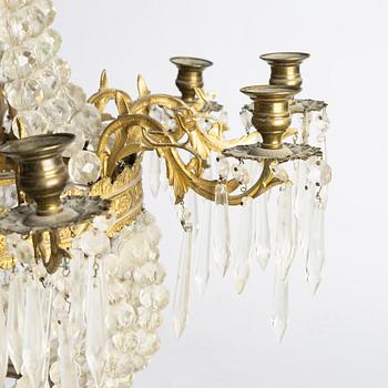 Chandelier, Oscarian, late 19th century.