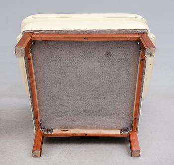 FÅTÖLJ MED FOTPALL, Norells, 1900-talets andra hälft.