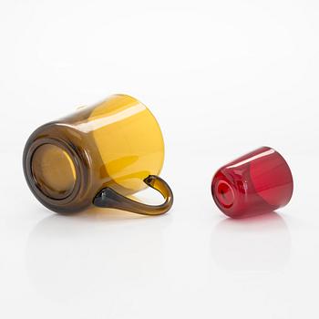 Kaj Franck, mehusetti korissa. Nuutajärvi, suunniteltu 1954.