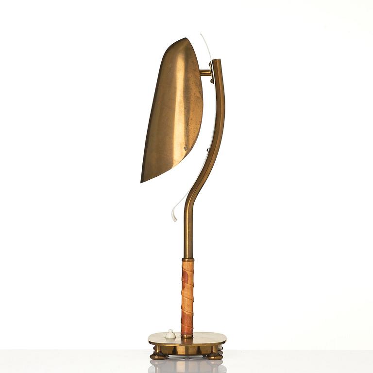 Harald Notini, a rare table lamp model "15582", Arvid Böhlmarks Lampfabrik, Stockholm, 1950s.