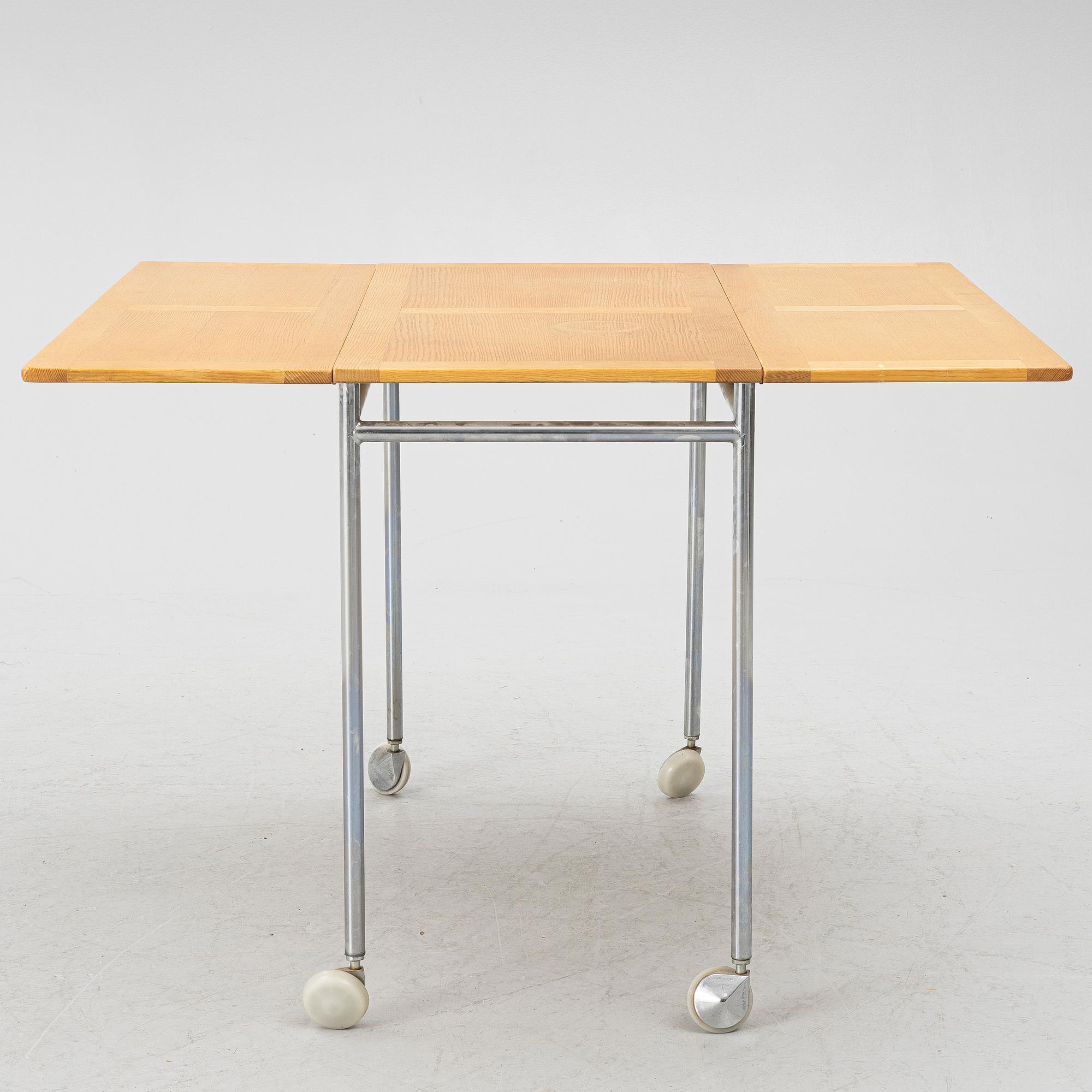 Bruno Mathsson, a rolling table, Mathsson International, Värnamo.