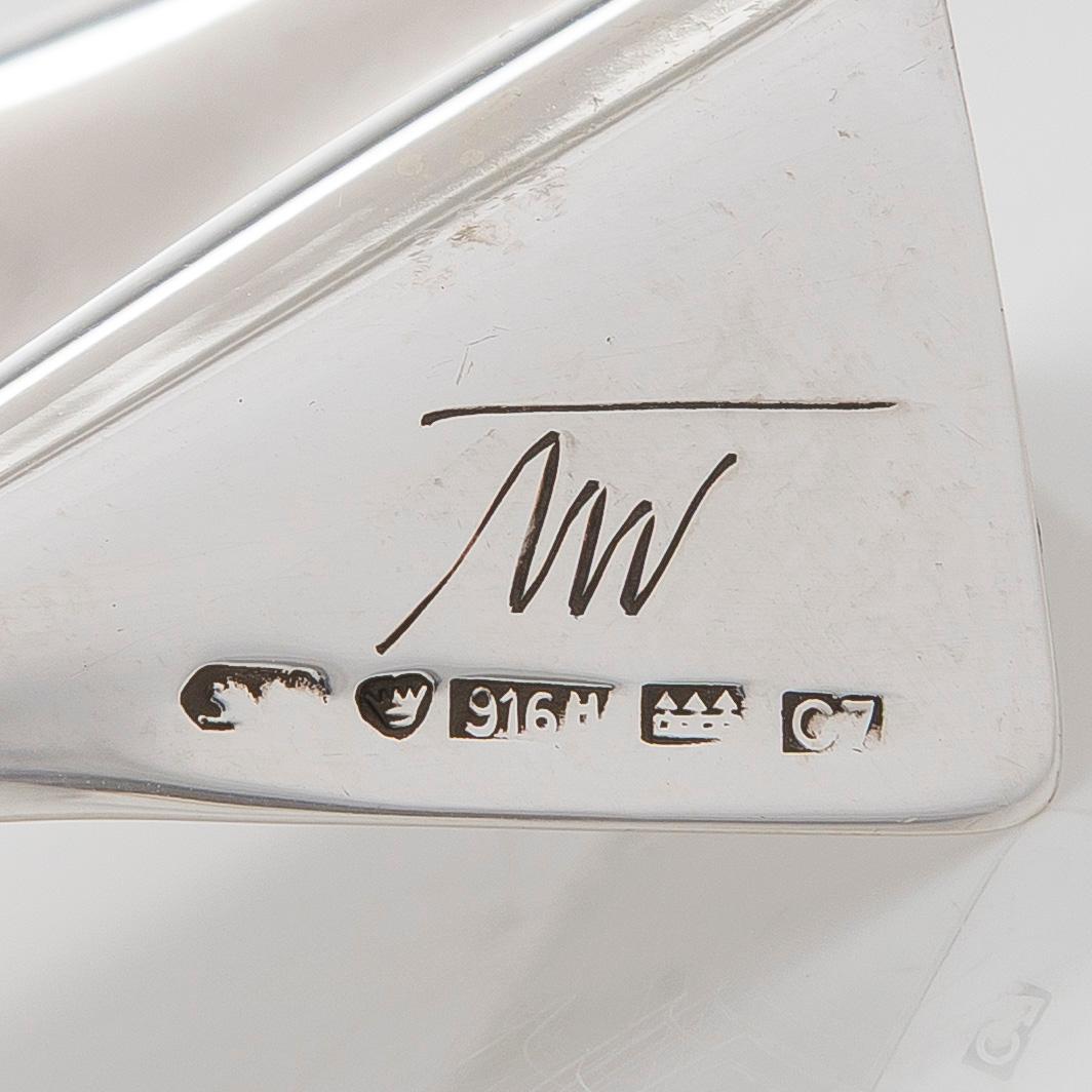 Tapio Wirkkala, skålar, 3 st, silver. Kultakeskus, Tavastehus och Hopeatehdas, Helsingfors, 1956-66.