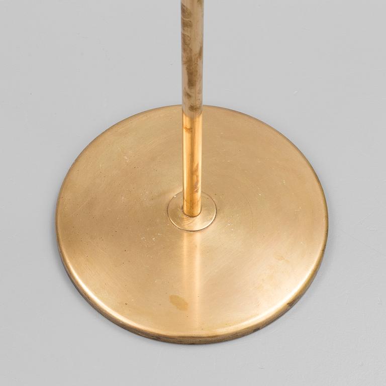 A second half of the 20th century brass floor light, Nordiska Kompaniet.