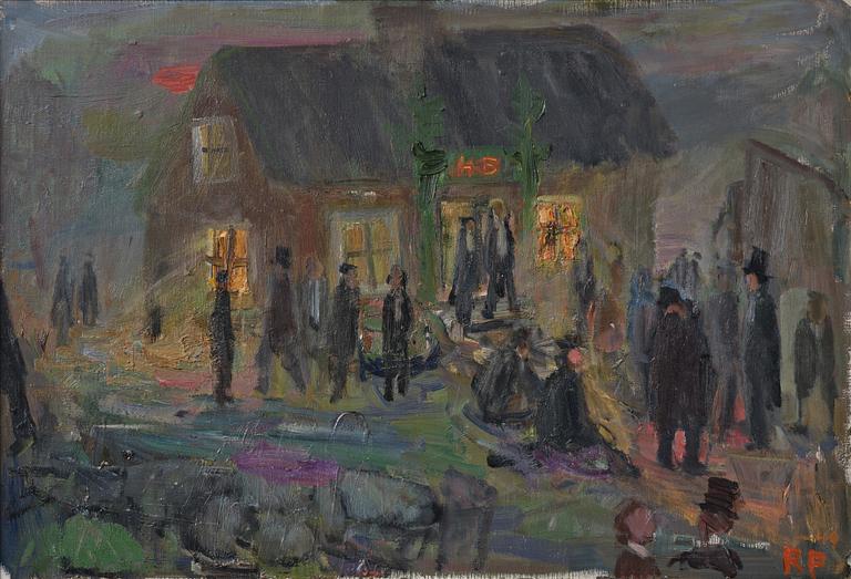 Ragnar Person, "Break from the party - motif from a wedding" .