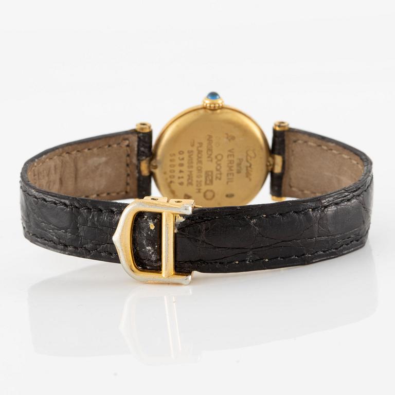 must de CARTIER, VLC, armbandsur, 24 mm.