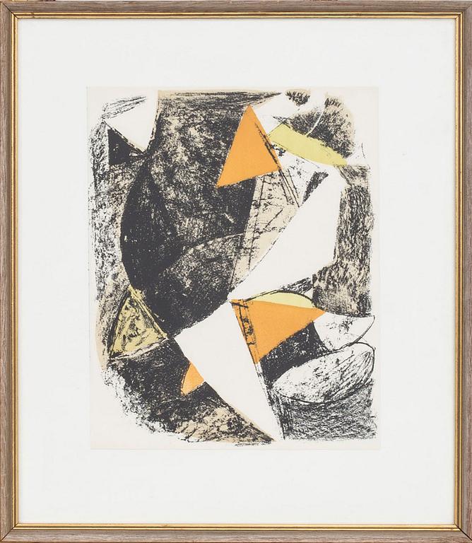 MARINO MARINI, originalfärglitografi, ur XXe siècle no 21, 1963.