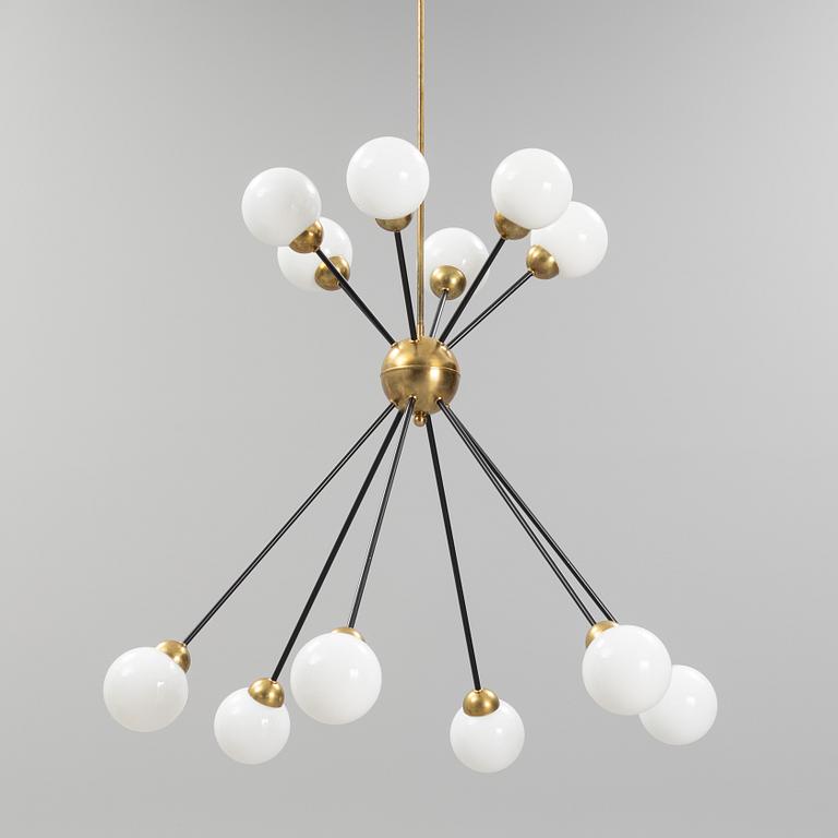 A contemporary ceiling lamp.