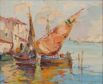 Unknown artist, oil on canvas, signed.