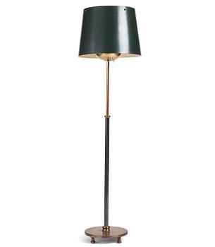 Josef Frank, a brass and lacquered floor lamp, Svenskt Tenn, model 2564, Sweden 1950-60s.