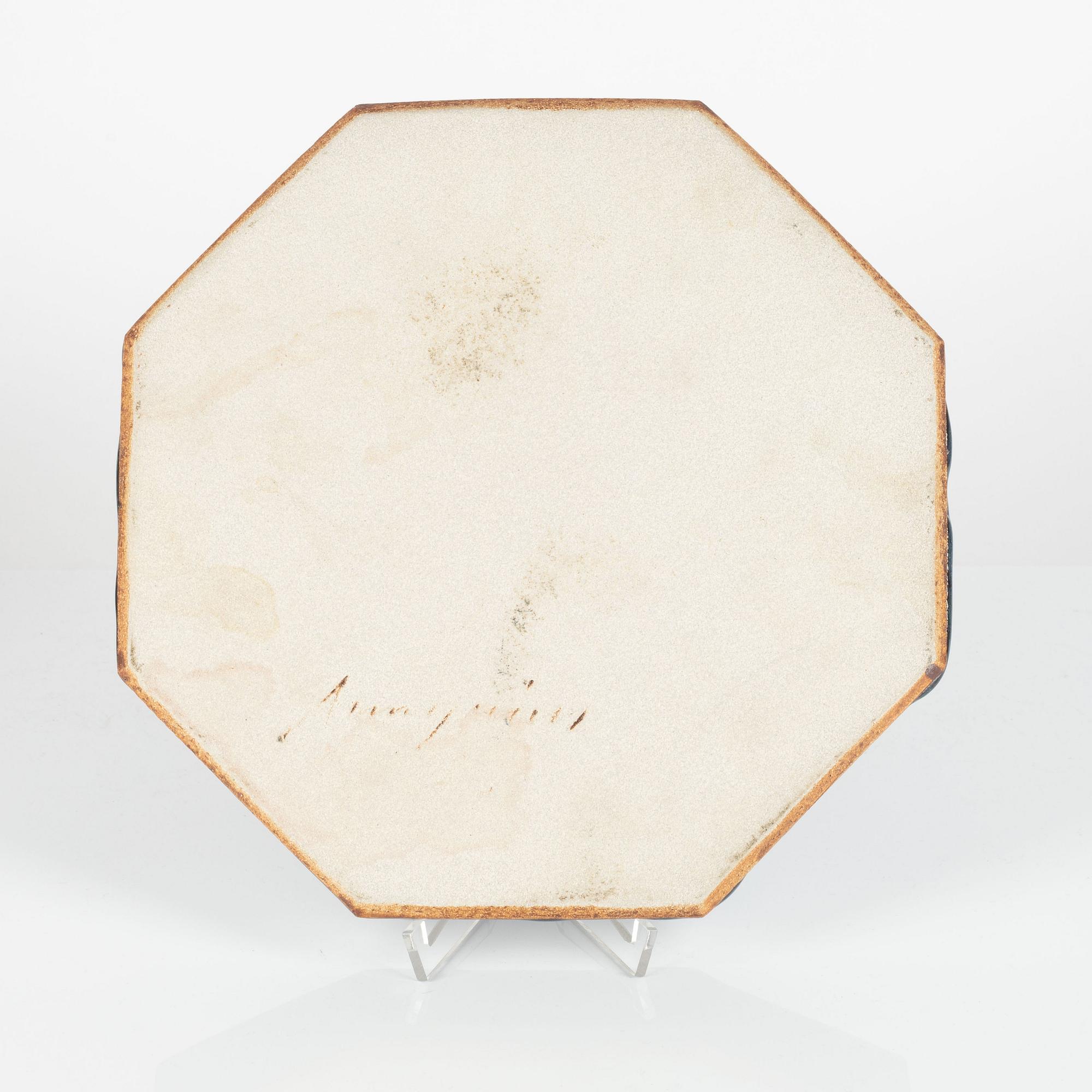 Tomas Anagrius, one dish and three bowls,  second half of the 20th century.