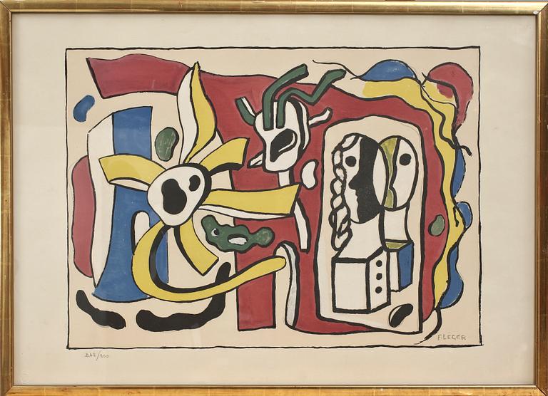 FERNAND LÉGER, grafiskt blad, sign i tryck.