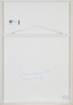 Veronica Brovall, collage on paper, signed and dated -05 on label verso.