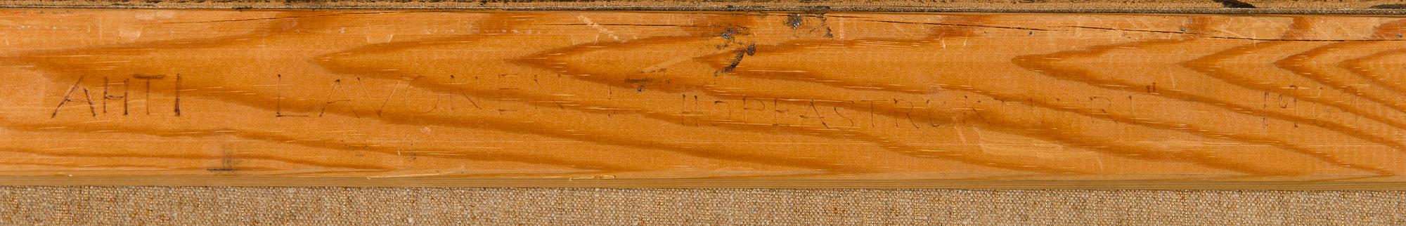 Ahti Lavonen, "Hopeastruktuuri".