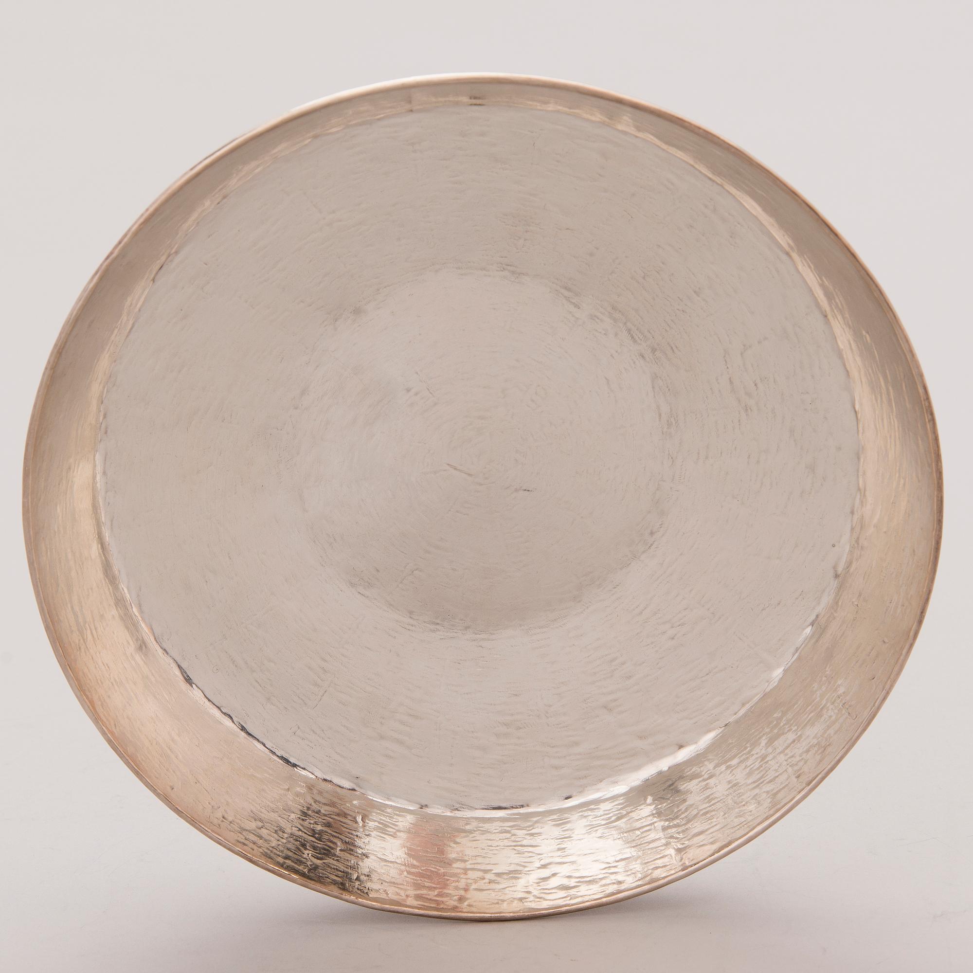 TAPIO WIRKKALA,  skål,  silver (925), stämplad TW, Hopeakeskus, Tavastehus 1969.