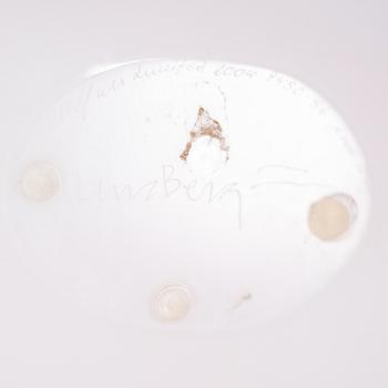 Lena Bergström, skål, glas, Orrefors, limited edition 1-10, 2004.