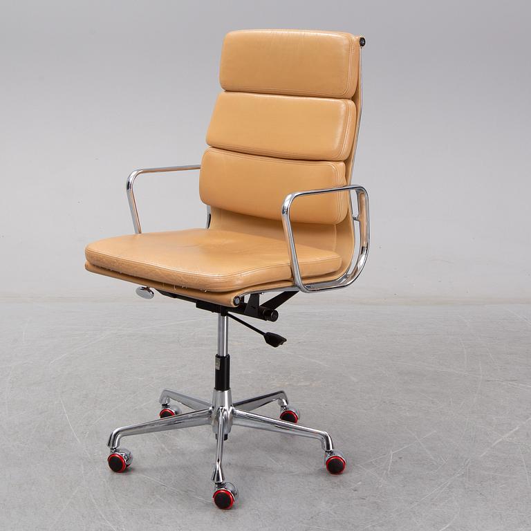A model EA 219 Soft pad chair, by Charles & Ray Eames, for Vitra.