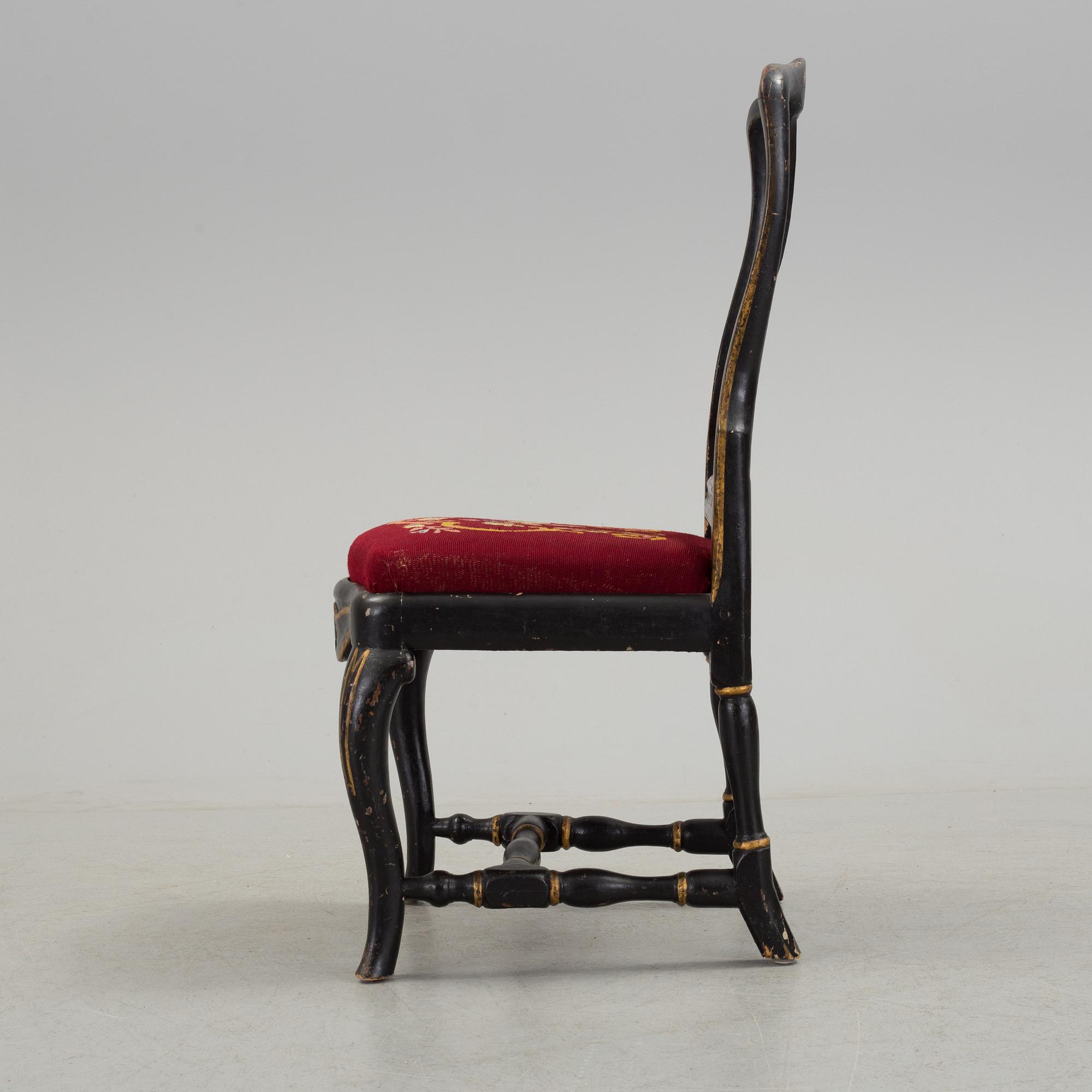 An 18th century chair.