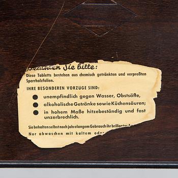 SERVERINGSVAGN,  Gerlinol, "Dinett", Tyskland 1900-talets mitt.