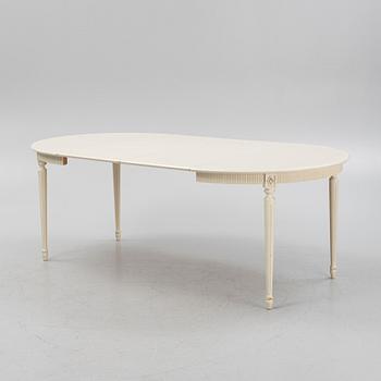 A Gustavian style dining group, mid 20th Century.